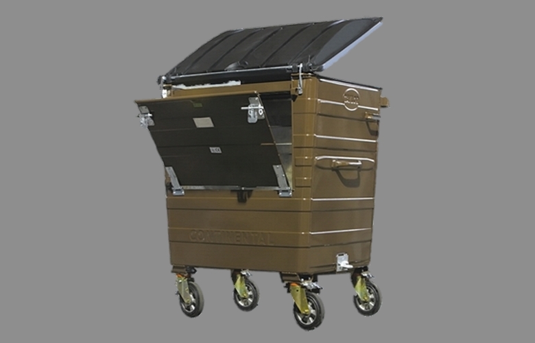 660 Drop Back Panel Recycling Bin | DJE Recycling Bins