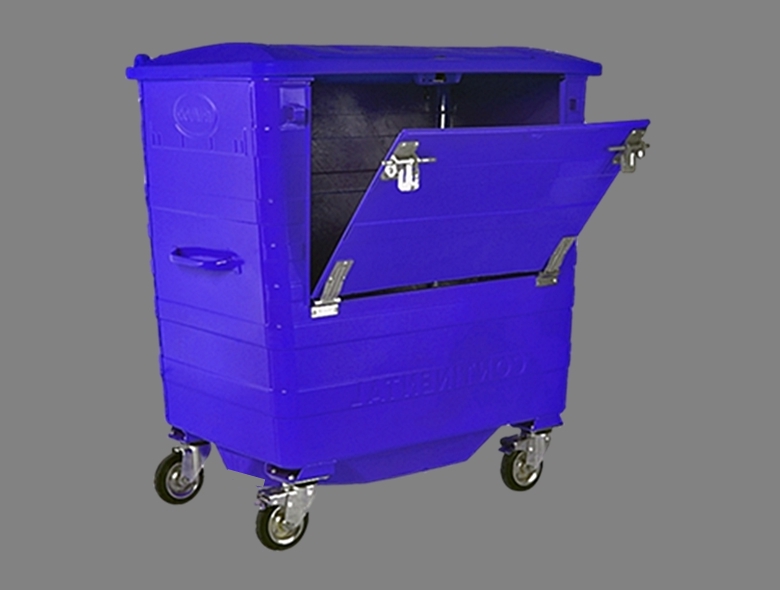 Drop Trail Containers 820 Litre Drop Front Panel Container | DJE Recycling Bins